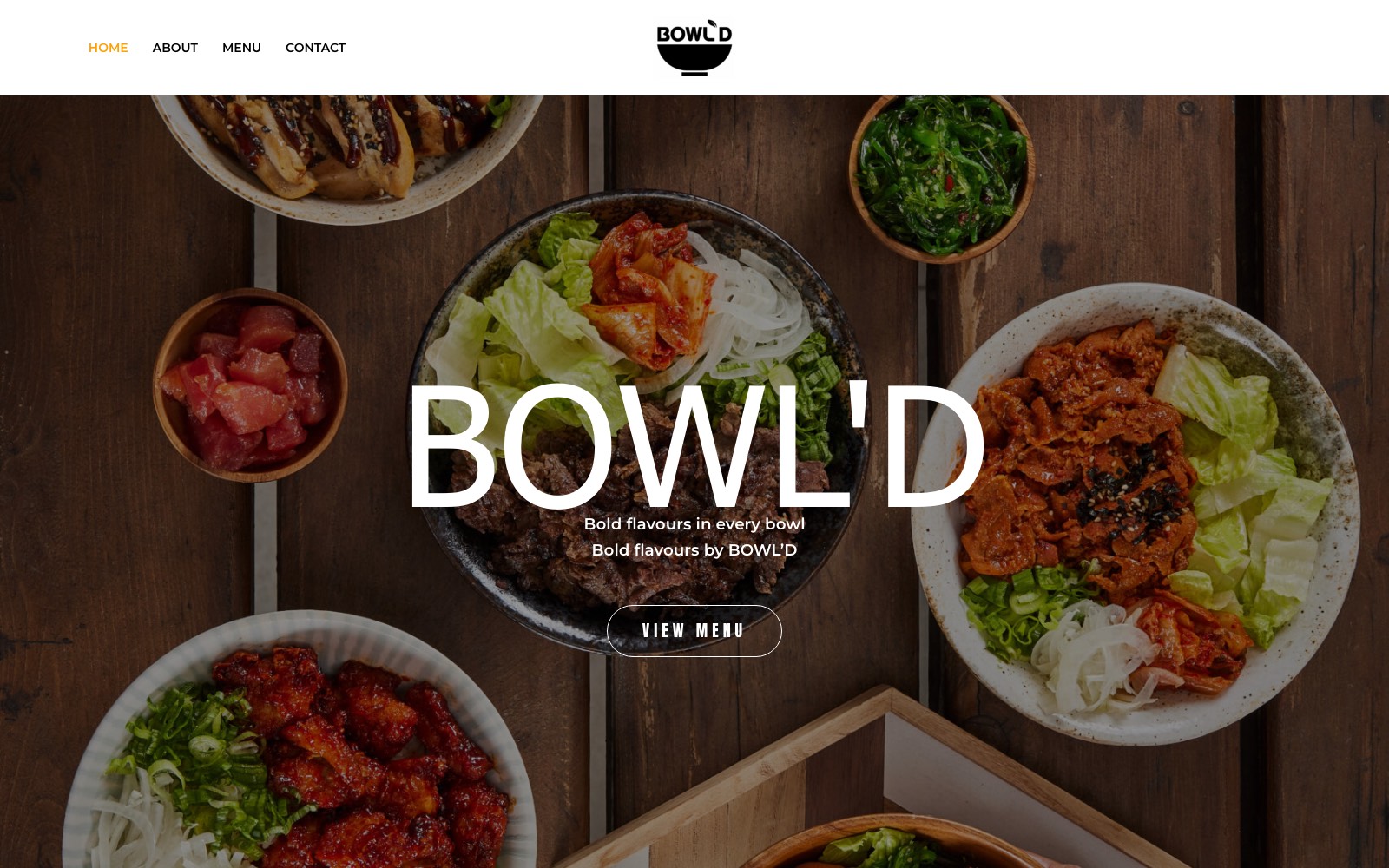 BOWL'D: bold Korean rice bowls, with the menu one tap from the door